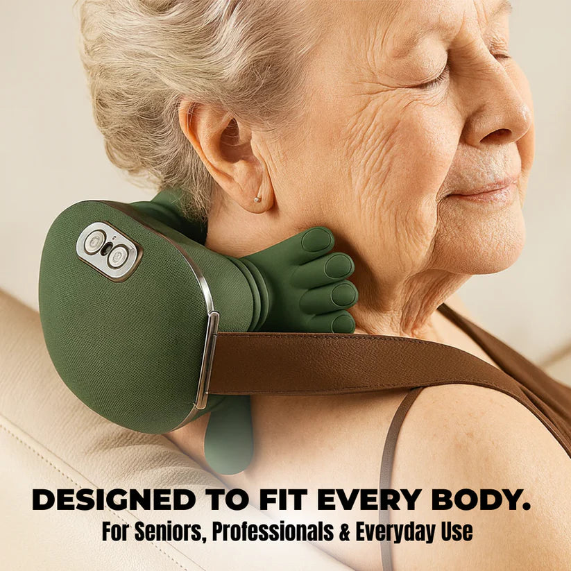 NeckEase Pro™ – Hand-Like Shiatsu Neck & Upper-Back Massager